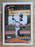 1989 Topps #491 Mike Birkbeck