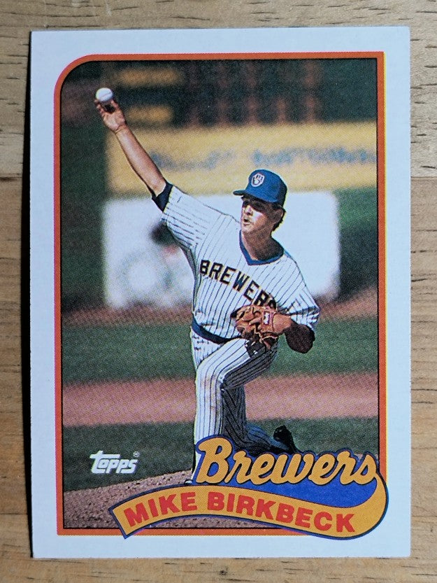 1989 Topps #491 Mike Birkbeck