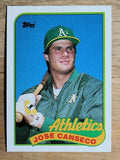 1989 Topps #500 Jose Canseco