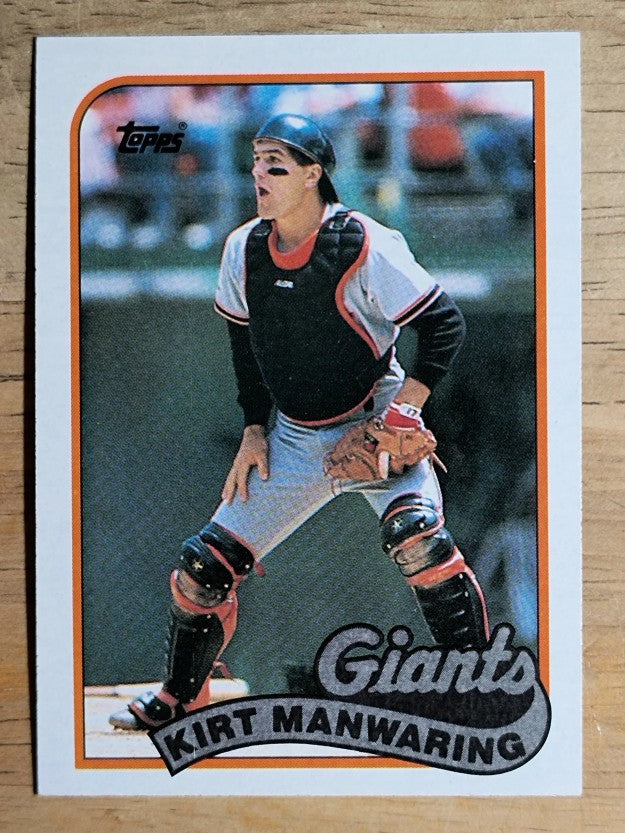 1989 Topps #506 Kirt Manwaring