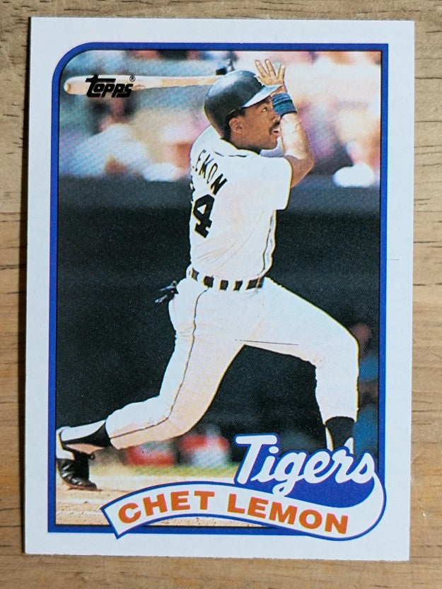 1989 Topps #514 Chet Lemon