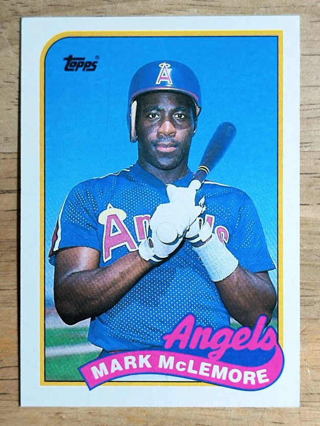 1989 Topps #547 Mark McLemore