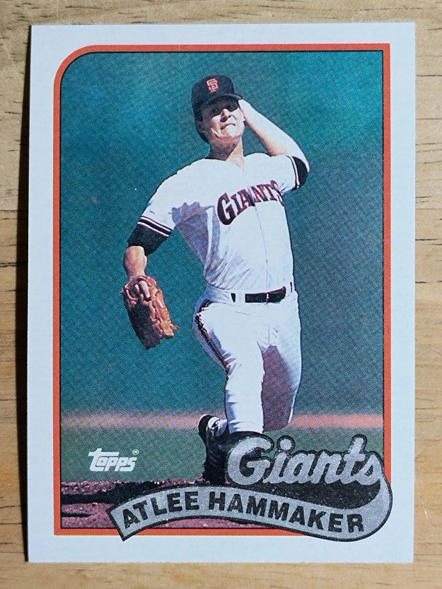 1989 Topps #572 Atlee Hammaker