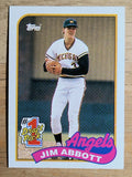 1989 Topps #573 Jim Abbott FDP RC