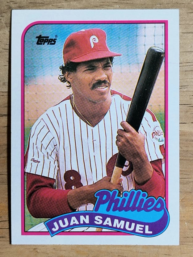 1989 Topps #575 Juan Samuel