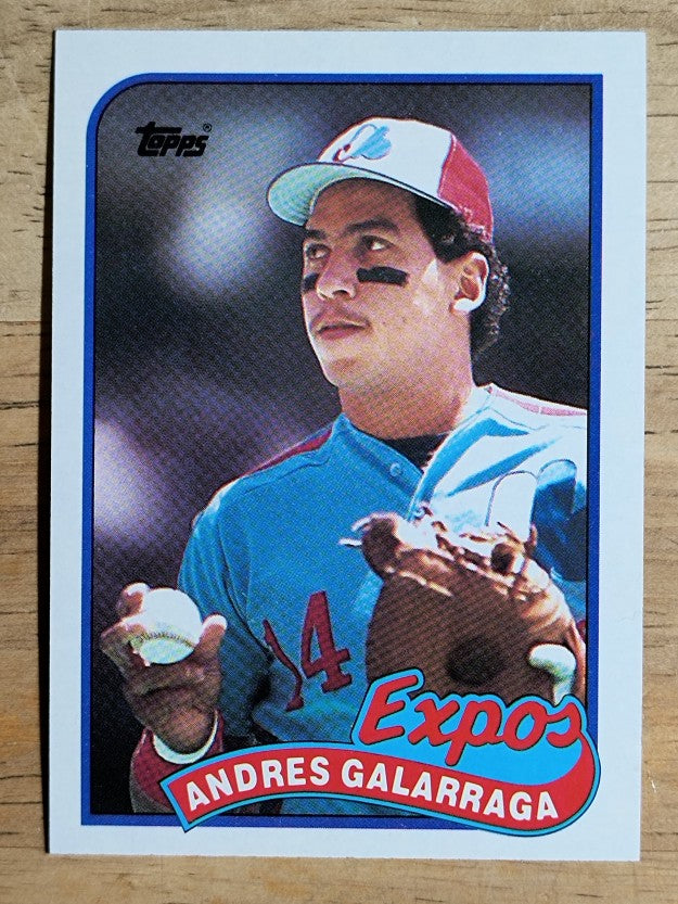 1989 Topps #590 Andres Galarraga
