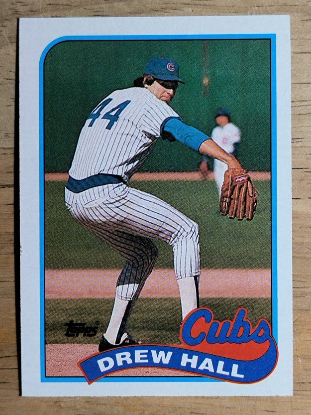 1989 Topps #593 Drew Hall