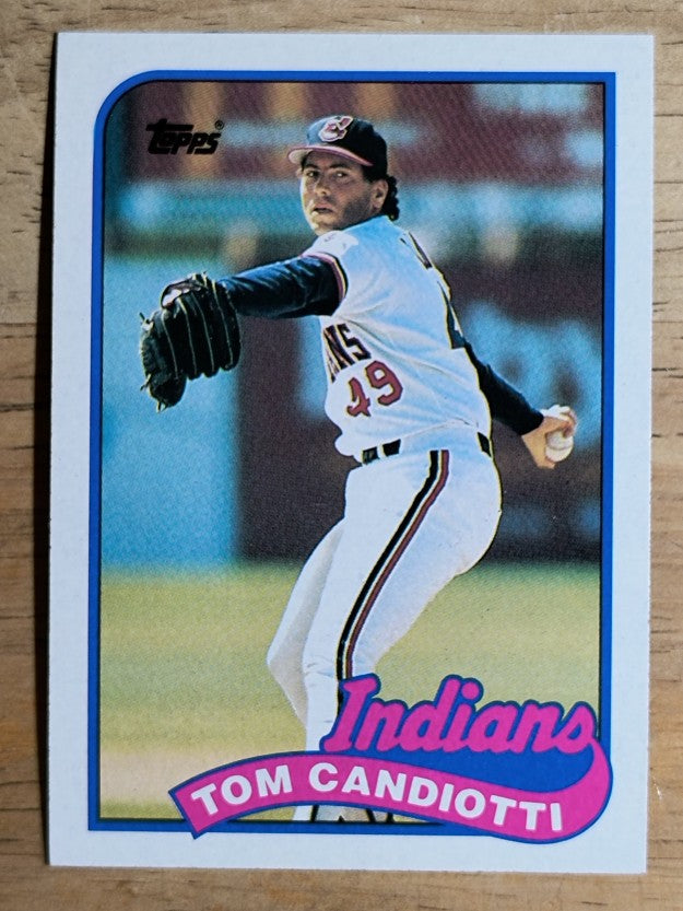 1989 Topps #599 Tom Candiotti