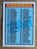 1989 Topps #619 Checklist 529-660