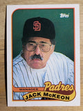 1989 Topps #624 Jack McKeon MG