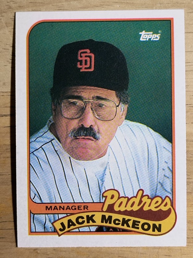 1989 Topps #624 Jack McKeon MG