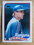 1989 Topps #629 Pete O'Brien