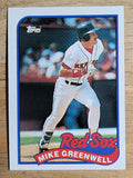1989 Topps #630 Mike Greenwell
