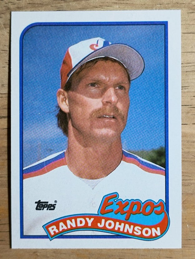 1989 Topps #647 Randy Johnson RC