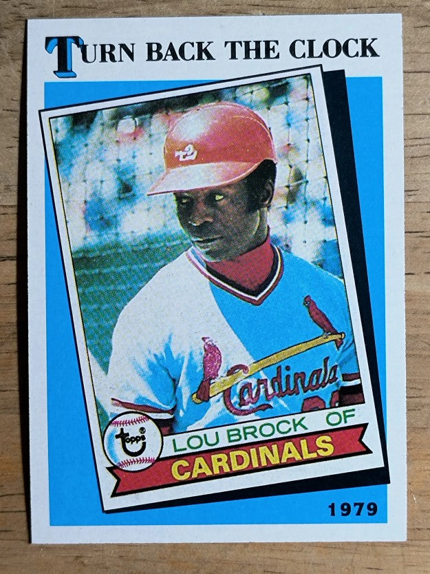1989 Topps #662 Lou Brock TBC79