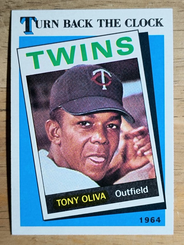1989 Topps #665B Tony Oliva TBC 64/COR