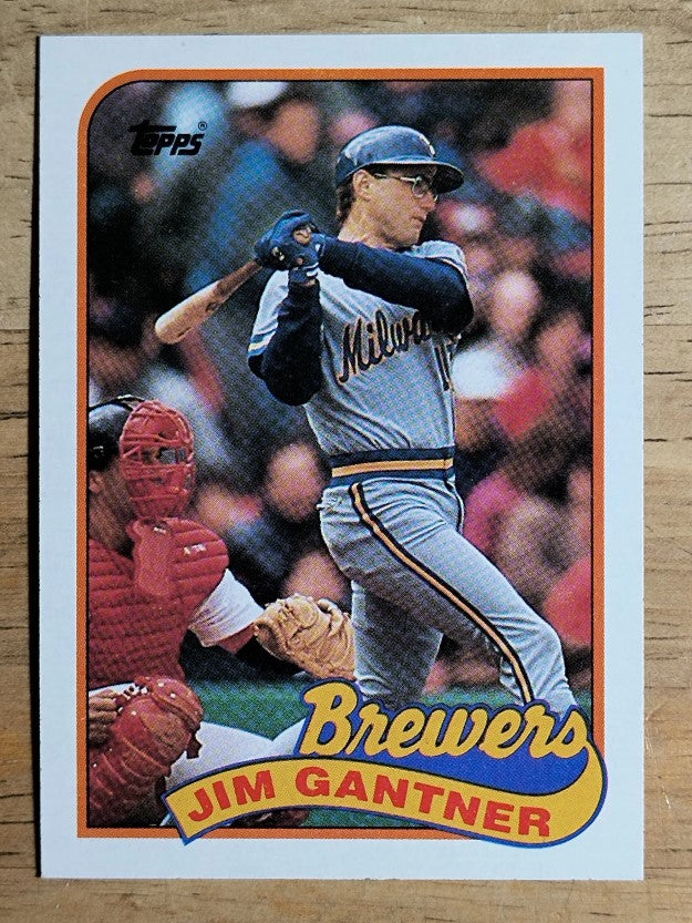 1989 Topps #671 Jim Gantner