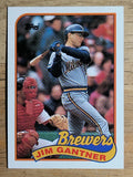 1989 Topps #671 Jim Gantner