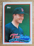 1989 Topps #672 Allan Anderson