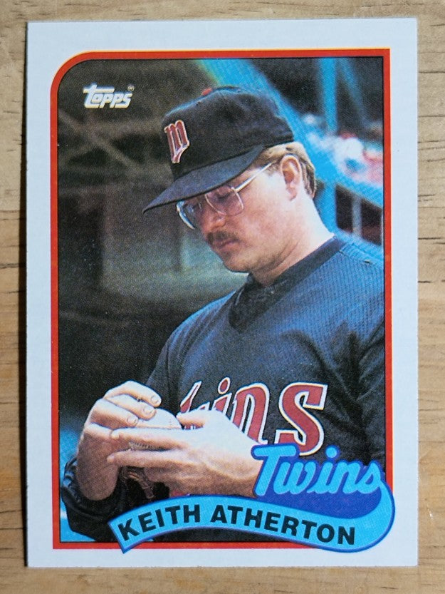 1989 Topps #698 Keith Atherton