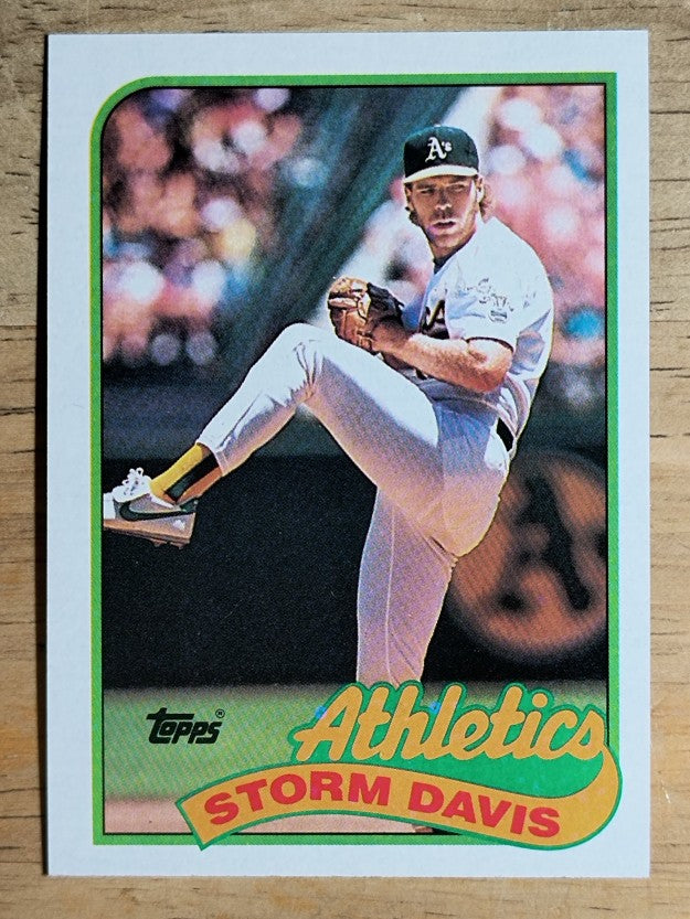 1989 Topps #701 Storm Davis