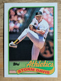 1989 Topps #701 Storm Davis