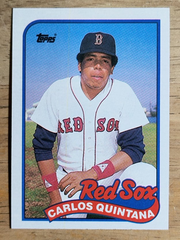 1989 Topps #704 Carlos Quintana RC
