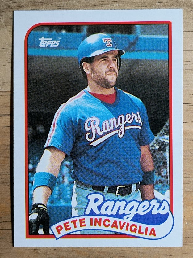 1989 Topps #706 Pete Incaviglia