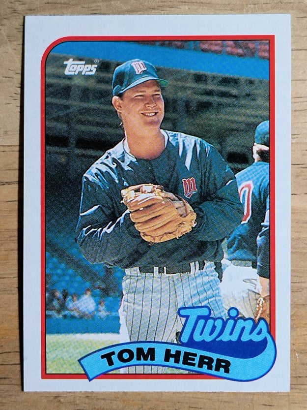 1989 Topps #709 Tom Herr
