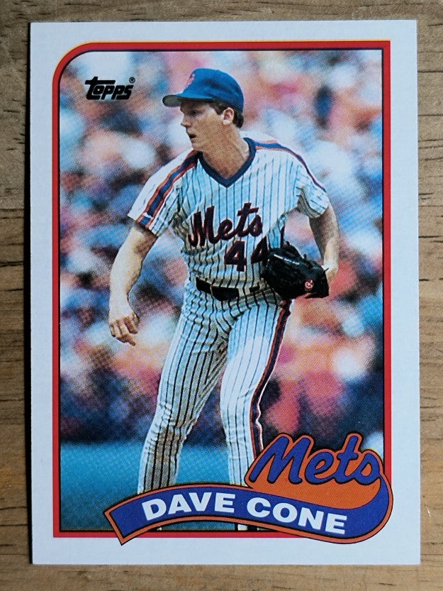 1989 Topps #710 David Cone