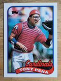 1989 Topps #715 Tony Pena