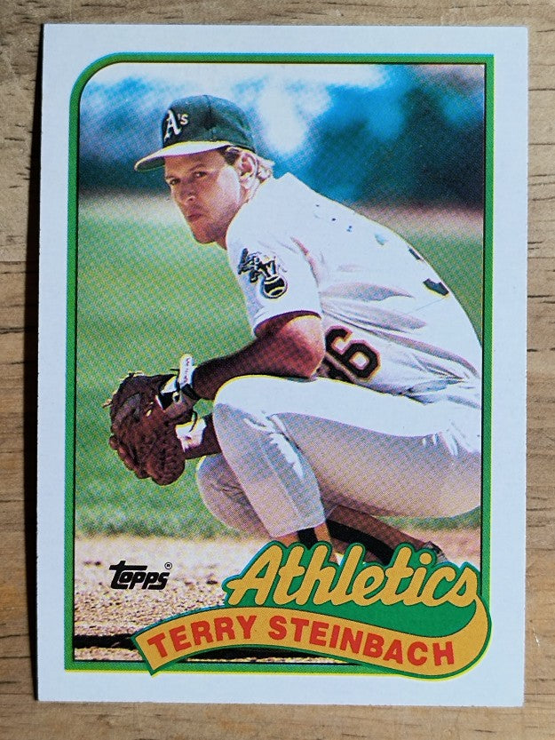 1989 Topps #725 Terry Steinbach