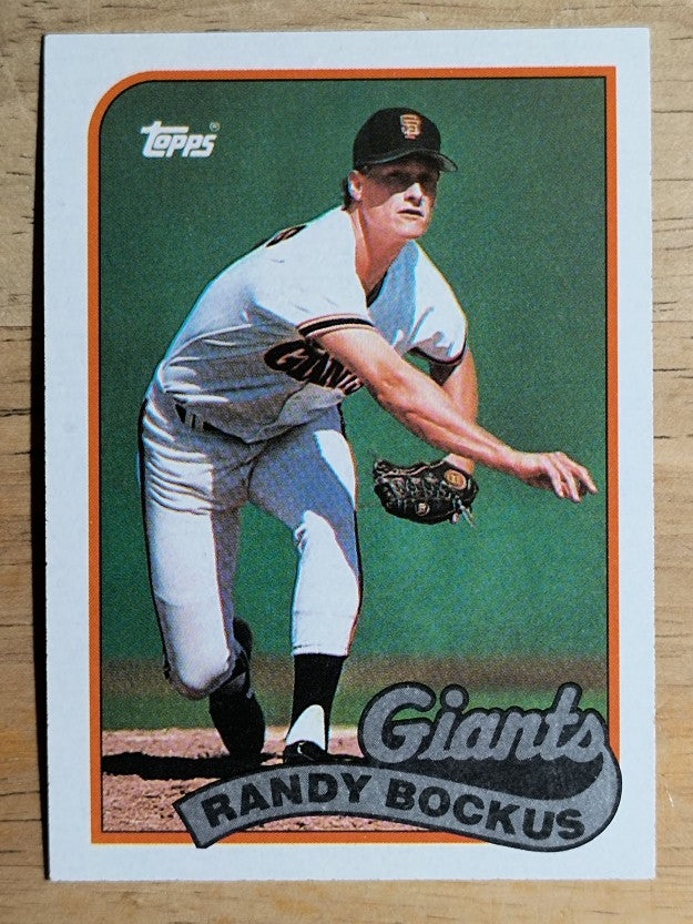 1989 Topps #733 Randy Bockus