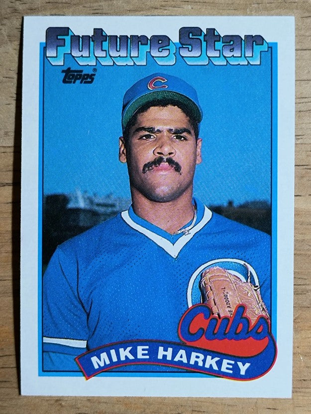 1989 Topps #742 Mike Harkey FS RC