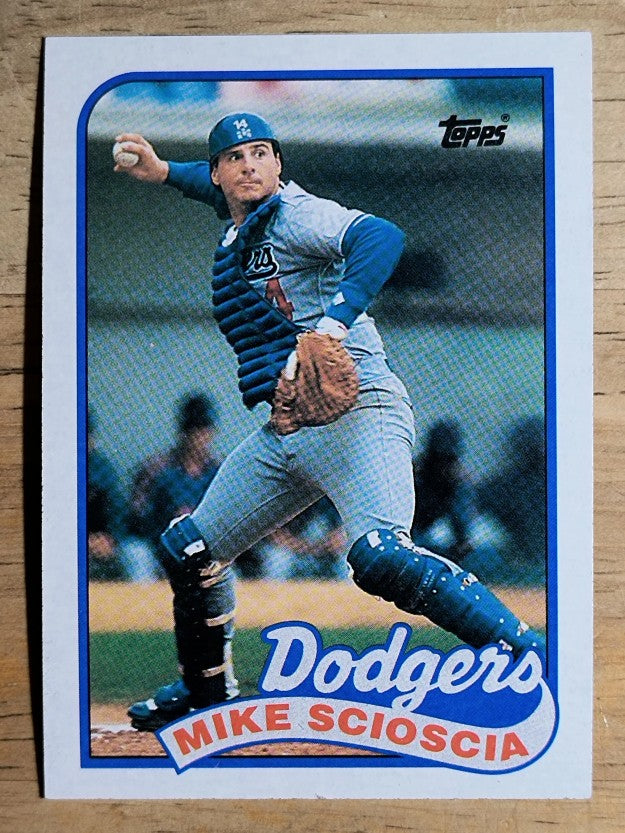 1989 Topps #755 Mike Scioscia