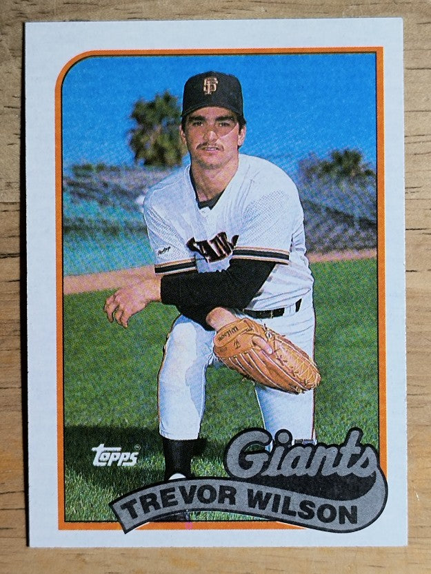 1989 Topps #783 Trevor Wilson RC