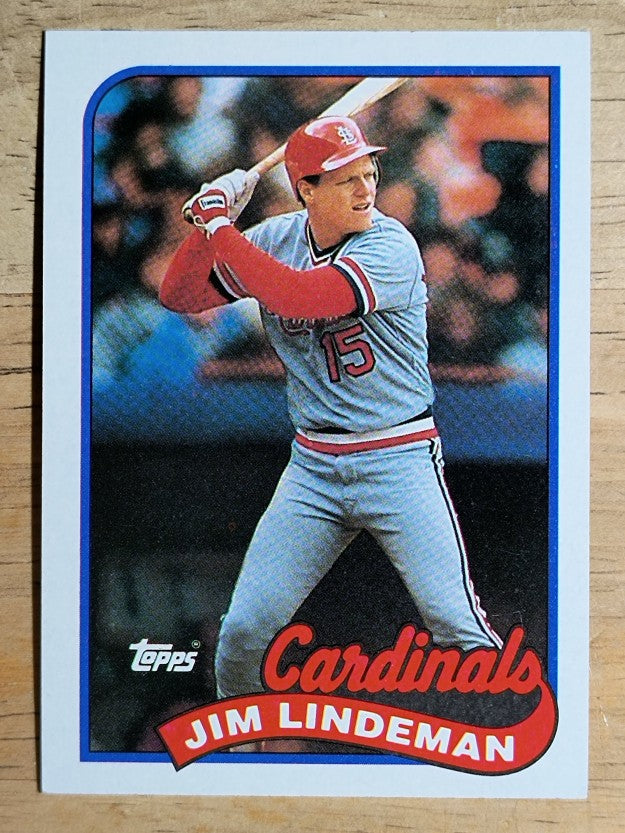 1989 Topps #791 Jim Lindeman