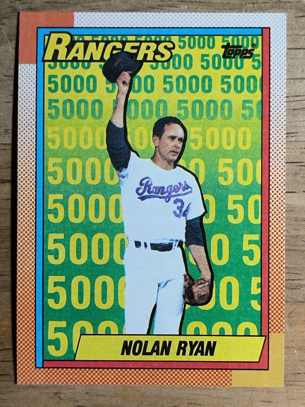 1990 Topps #5 Nolan Ryan Rangers
