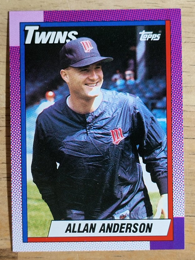 1990 Topps #71 Allan Anderson
