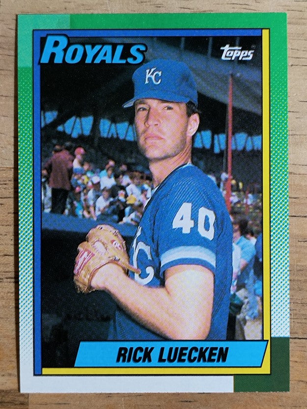 1990 Topps #87 Rick Luecken RC