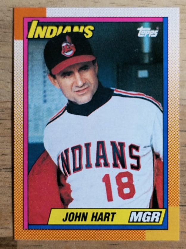 1990 Topps #141 John Hart MG RC
