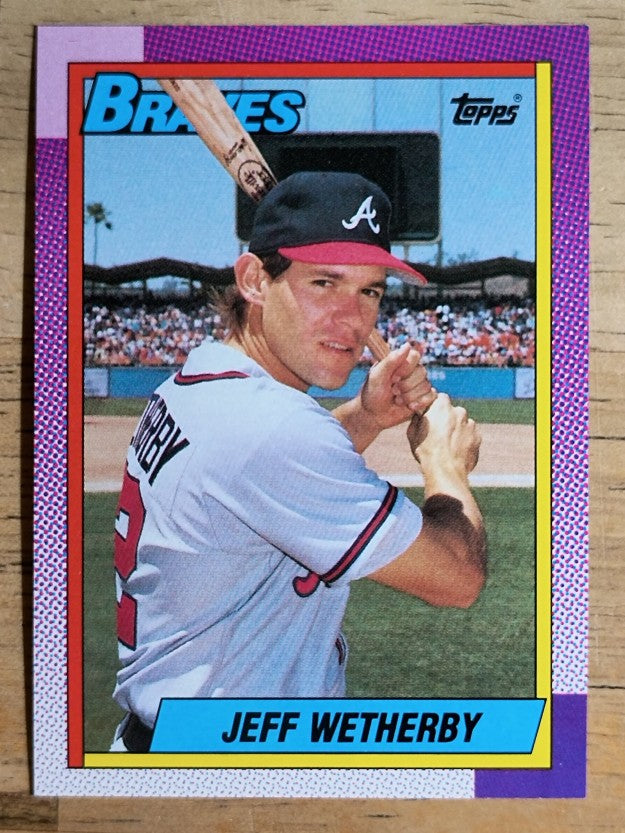 1990 Topps #142 Jeff Wetherby RC