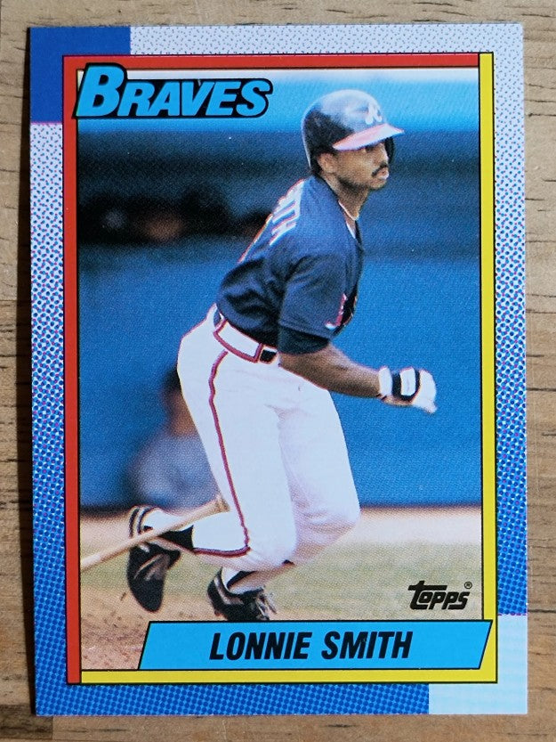 1990 Topps #152 Lonnie Smith