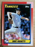 1990 Topps #160 Dave Righetti