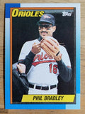 1990 Topps #163 Phil Bradley
