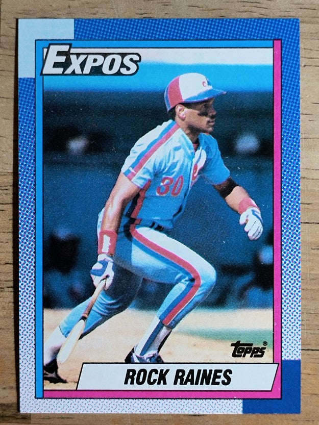 1990 Topps #180 Tim Raines