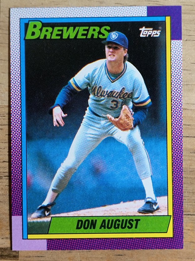 1990 Topps #192 Don August