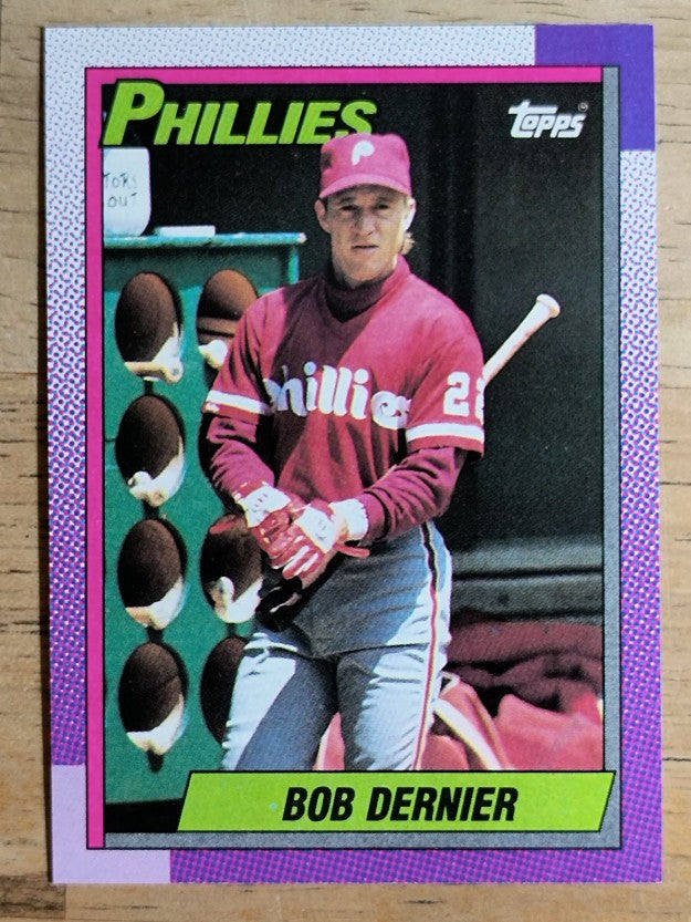 1990 Topps #204 Bob Dernier