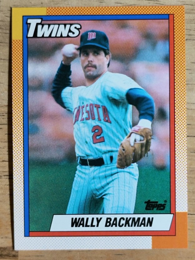 1990 Topps #218 Wally Backman
