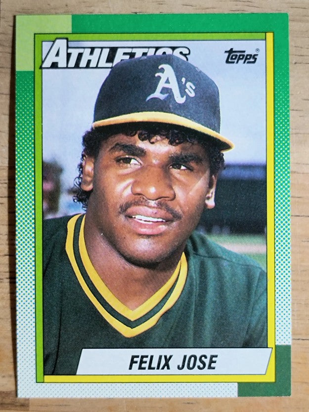1990 Topps #238 Felix Jose